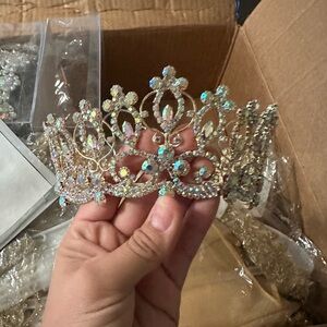Elegant Gold Kids Tiara